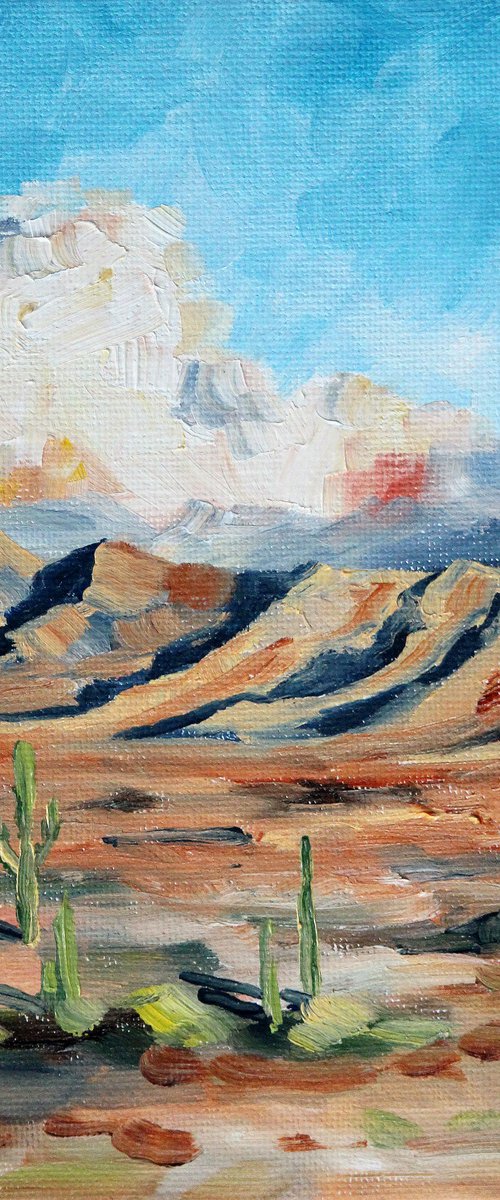"Evening Song of the Desert" - Landscape by Katrina Case