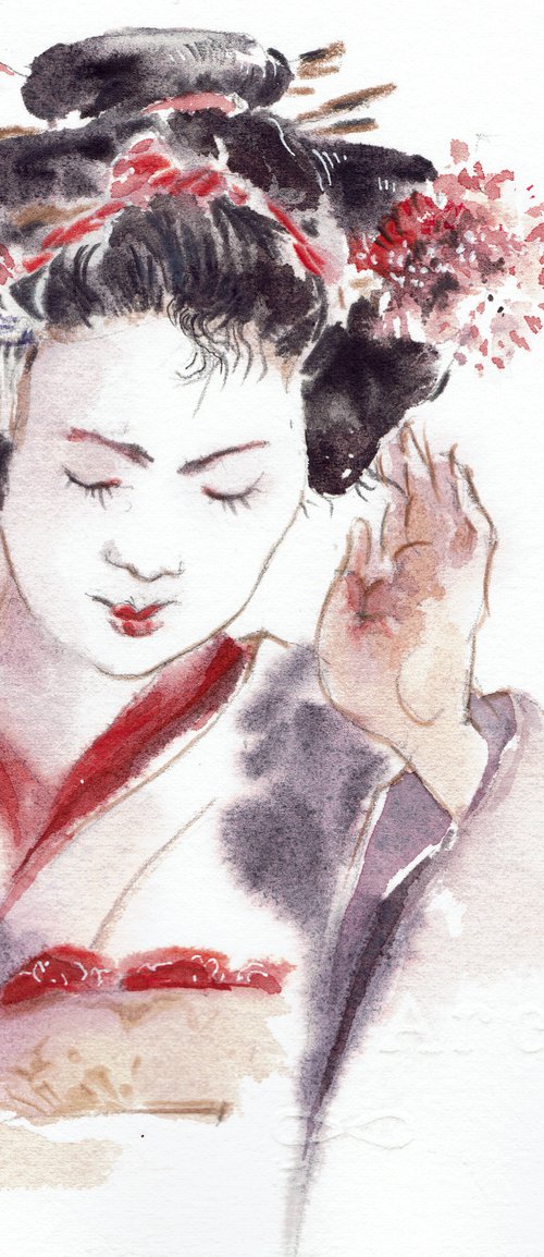 Sketches of Japan#3 by Larissa Rogacheva