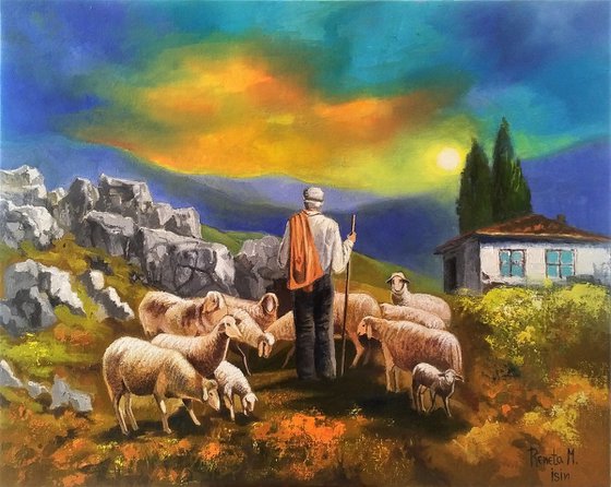 " 17 April " - The shepherd