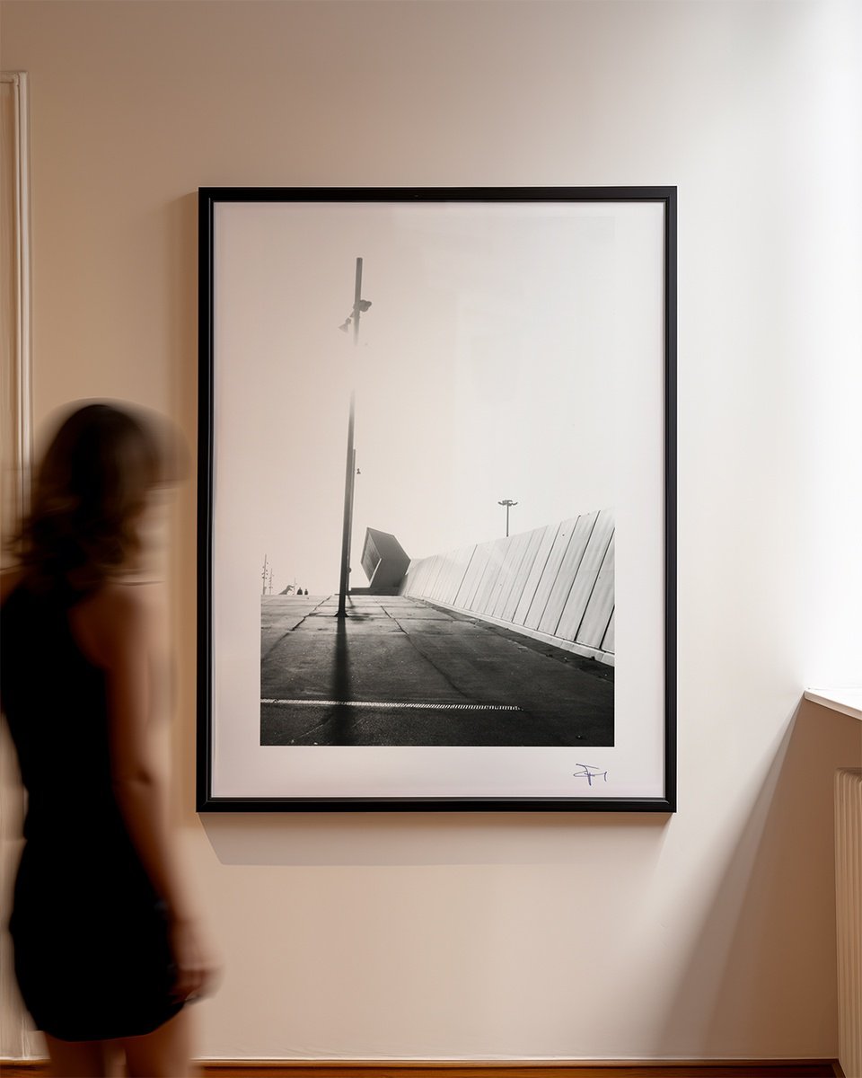 Expressive Cityscapes Photograph By Frankie Malone, 12 X 17, The Dinosaur, Original Artwork