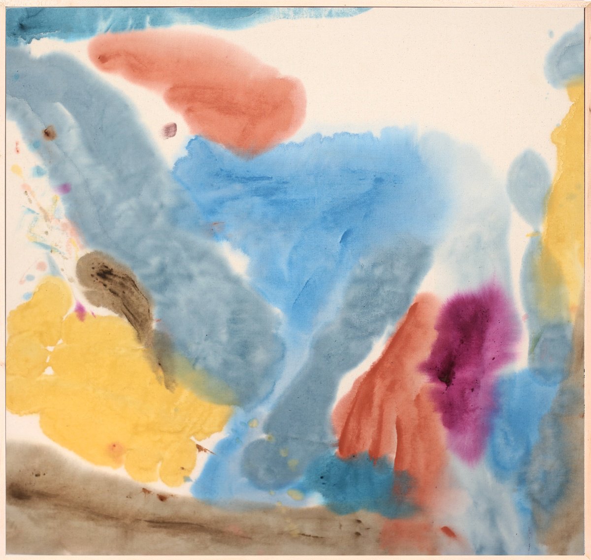 Organic Abstract Acrylic Painting By Melissa Mcgill, 33 X 33", Expectations, Original Artwork