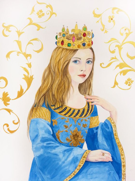 Too Young to be Queen - Medieval Princess - Crown