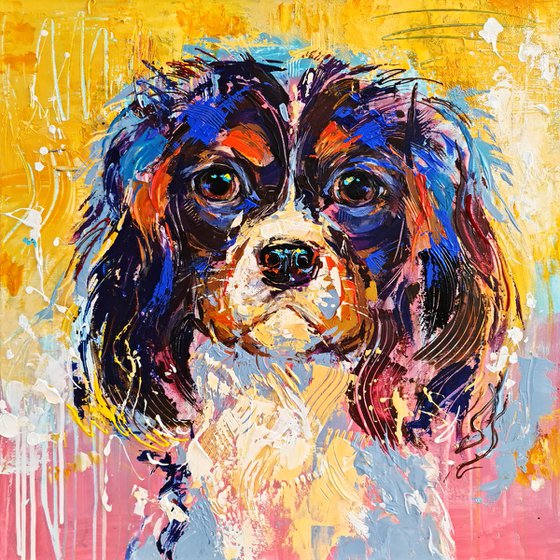 Cavalier King Charles Spaniel portrait