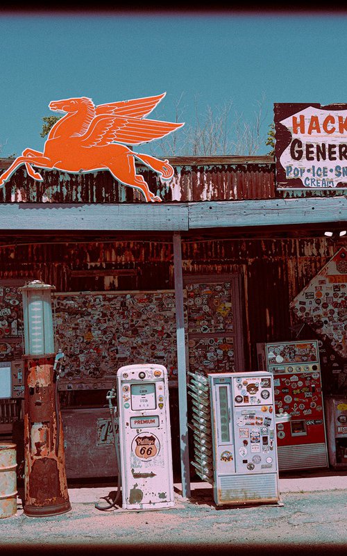 Route 66 Hackberry General Store by John Celeste