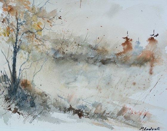 autumn hints-watercolor