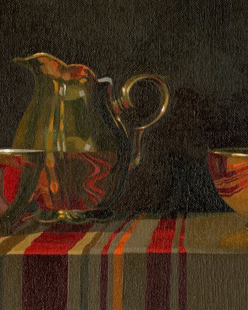 Reflections on Gold - Framed by Carole Griffin RBA (Royal Society of British Artists)