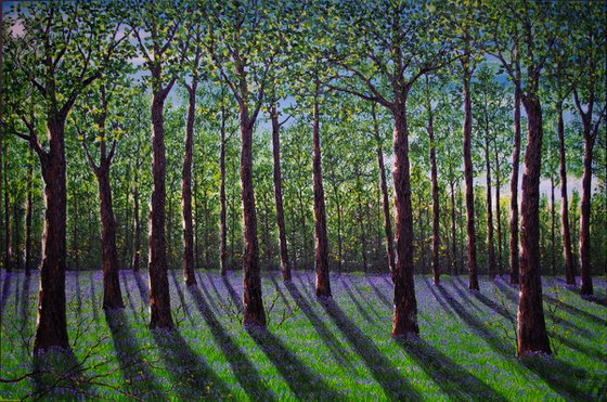 Spring Time in the Forest. 100cm X 150cm