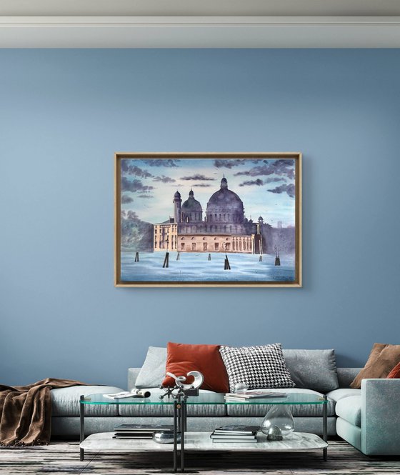 Warm Foggy Sunrise in Venice