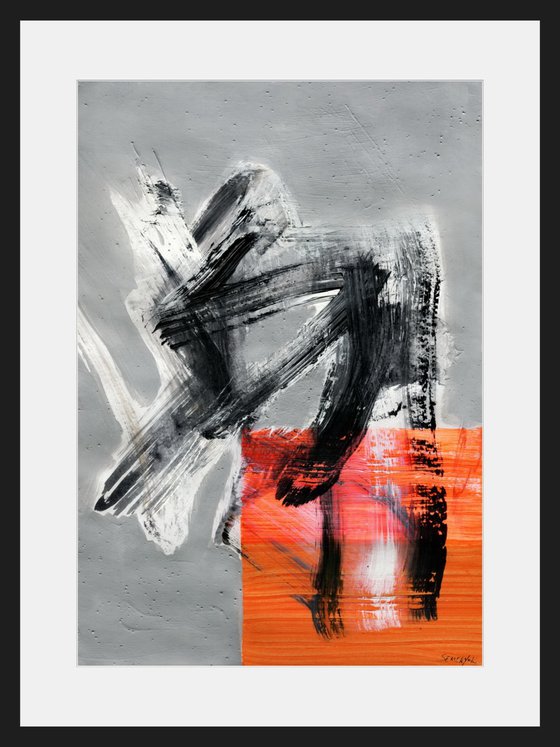 Bright Abstraction on Gray 4