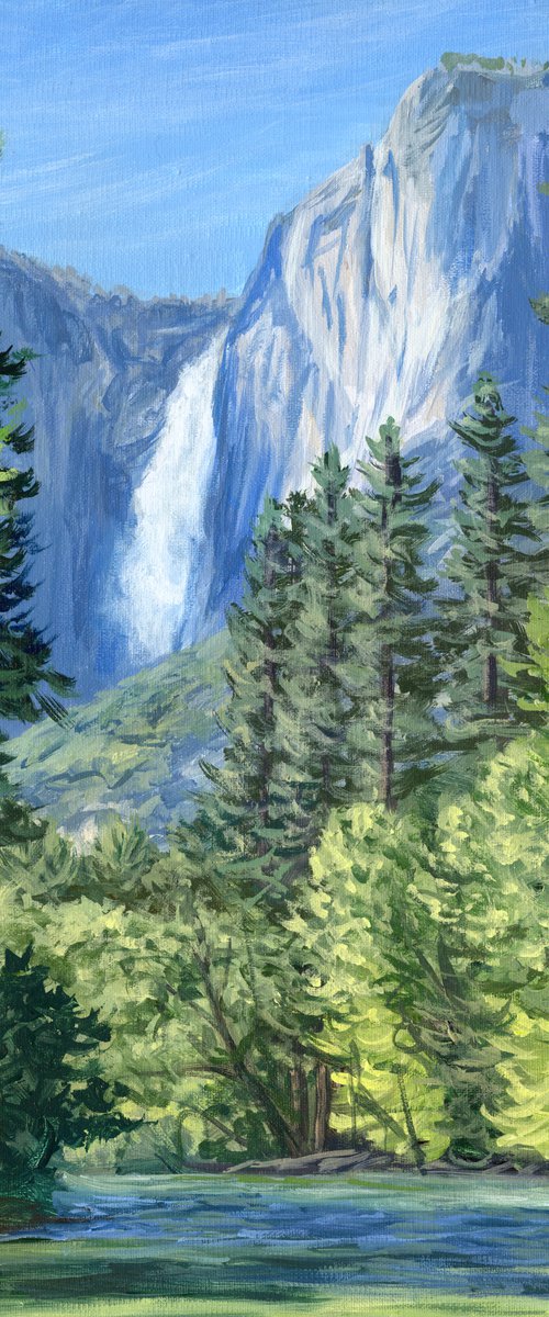 Yosemite Falls Around The River Bend by Steph Moraca