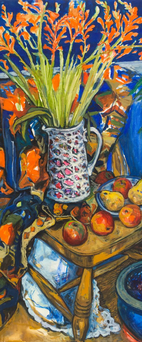 Autumn colours still life by Patricia Clements