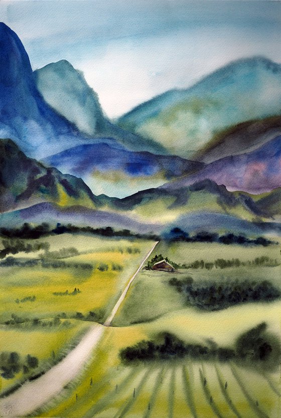 Road to the mountains