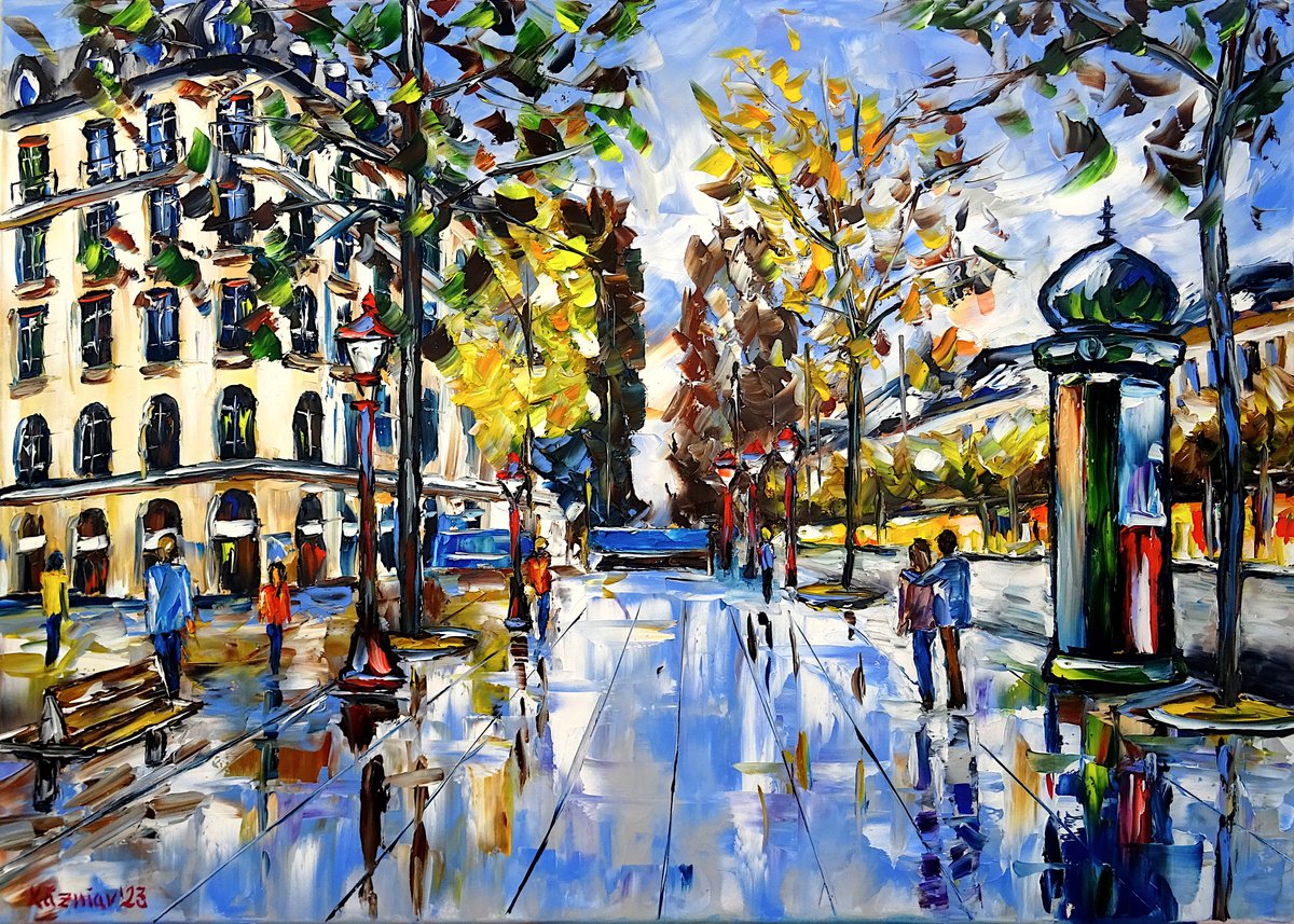 Avenue des Champs-lyses by Mirek Kuzniar