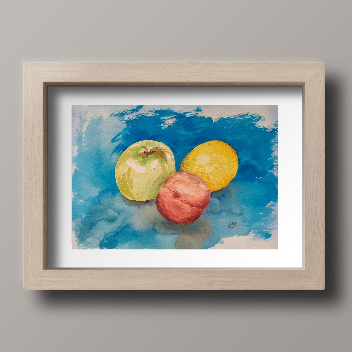 Simply Fruit - Watercolour, small gift idea by Lisa Mann