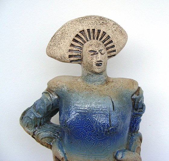 Ceramic Sculpture  -  Persephone Goddess of Spring