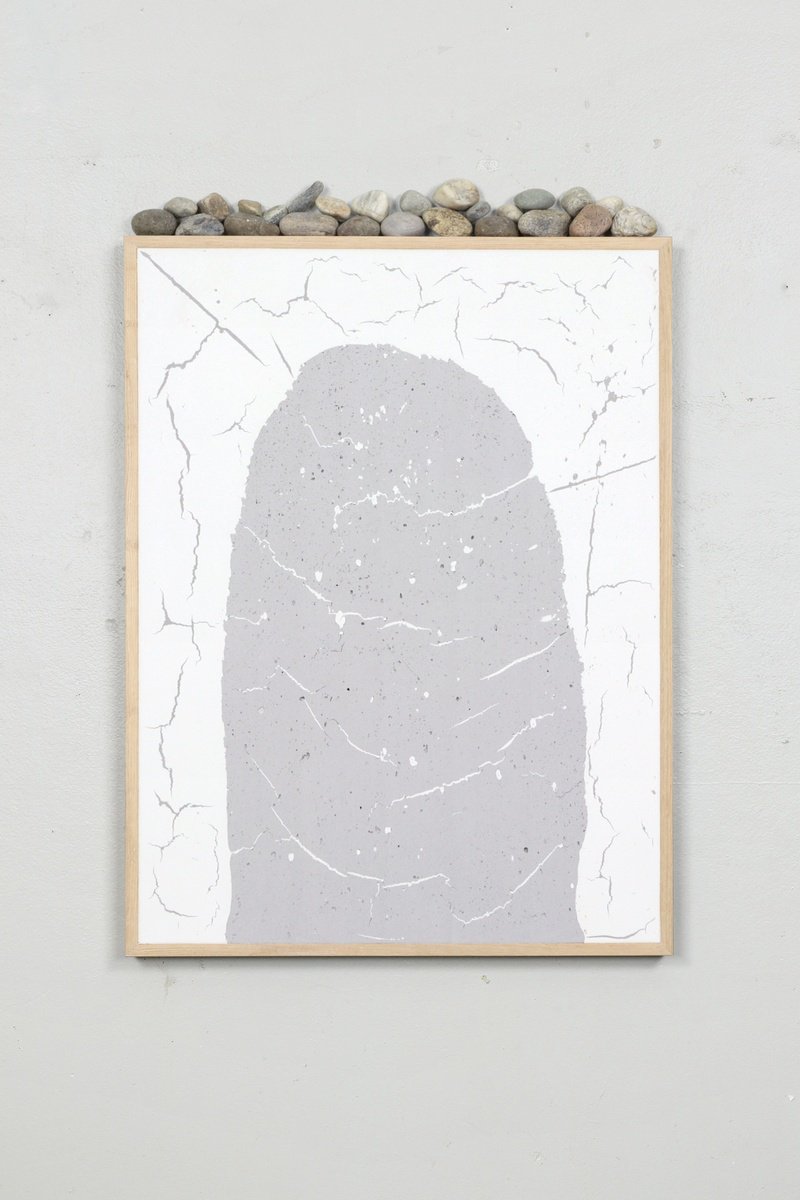 Organic Abstract Painting By Johan Soderstrom, 25 X 35, #498 Visit, Original Artwork