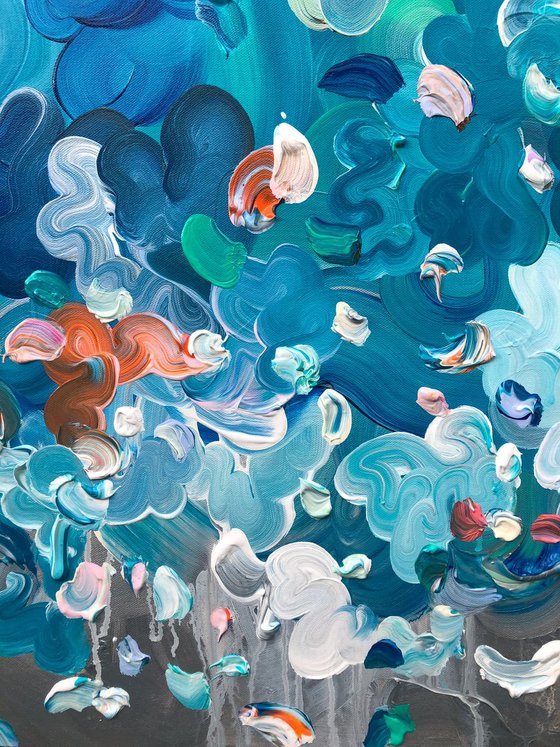 'Oceanum somnio' - 60x24"