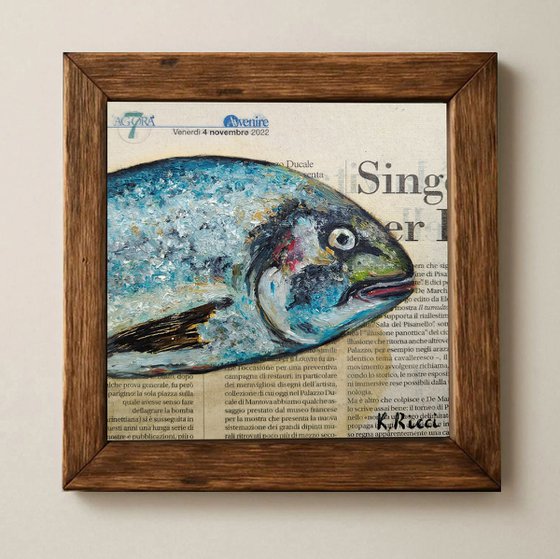Food on Newspaper