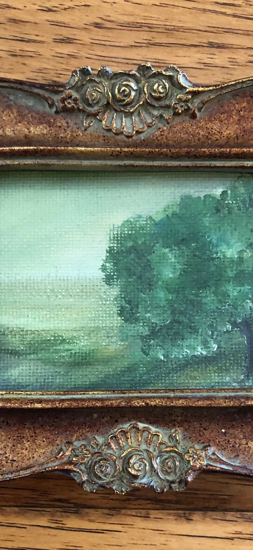 Antique Finds miniatures "Green Valley Tree" by Tamara Bettencourt