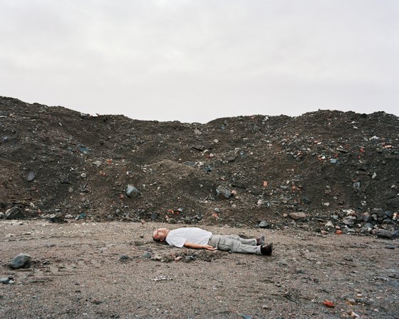 Dad In Gravel Pit  (From series Dead Parents)