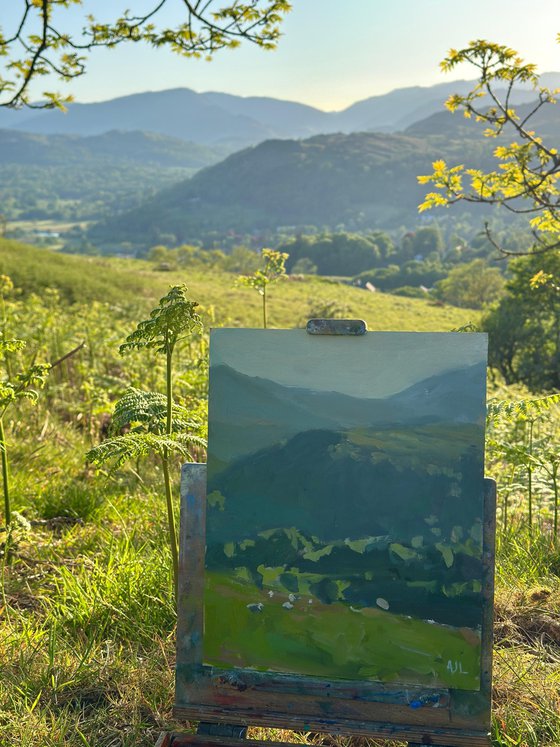 Halfway up to Wansfell Pike