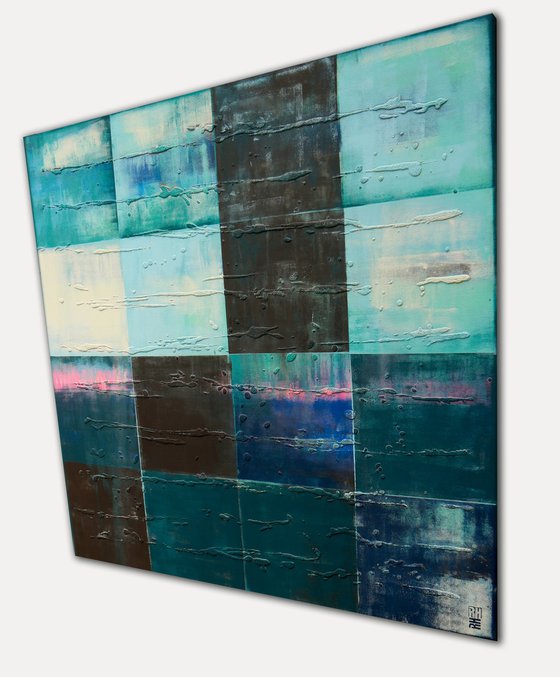 Tiles blue & black