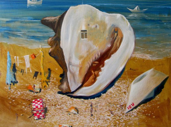 Home by the sea.