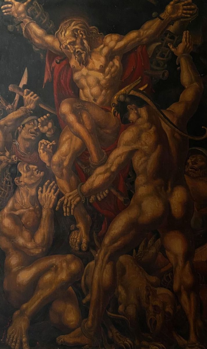 Surrealistic Oil Painting , Crucifixion Of The Apostle Andrew By Oleg And Alexander Litvinov, 44 X 27, Artwork For Sale On Artfinder