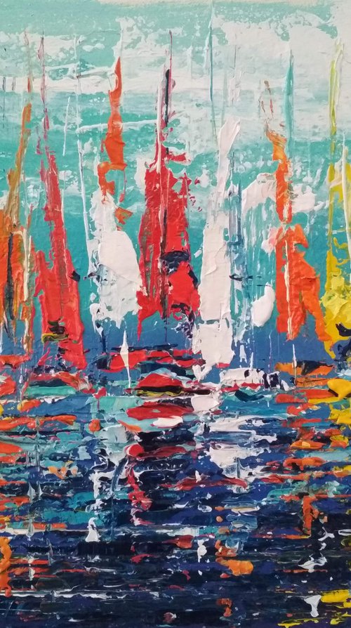 Abstract seascape 28 by Andrej  Ostapchuk