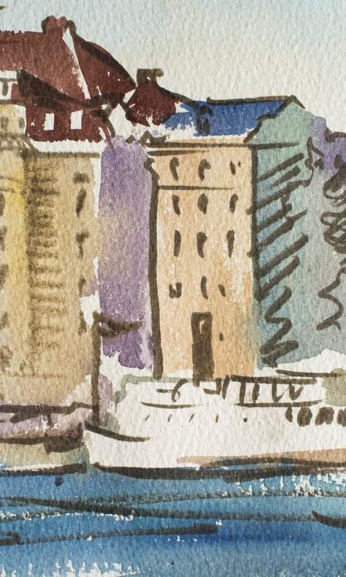 “Stocholm View” 6,8” * 10” by Irina Bibik-Chkolian