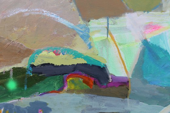In Hockney's landscape 2