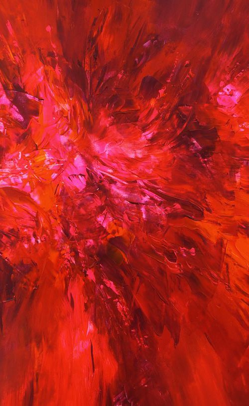 Deep Magenta Red XL 1 by Peter Nottrott