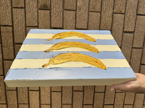 Three bananas