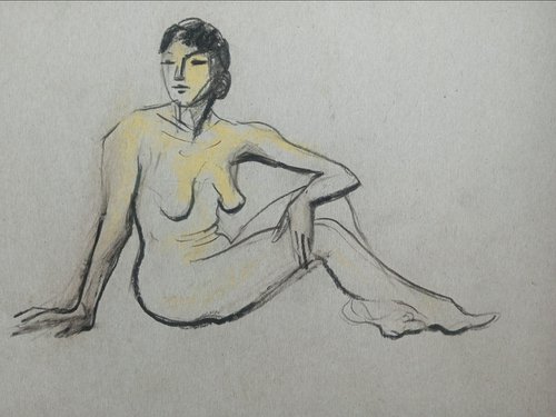 Nude sketch 02-24-2 by Oxana Raduga
