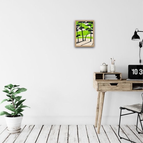 Green sun at Cap Coz