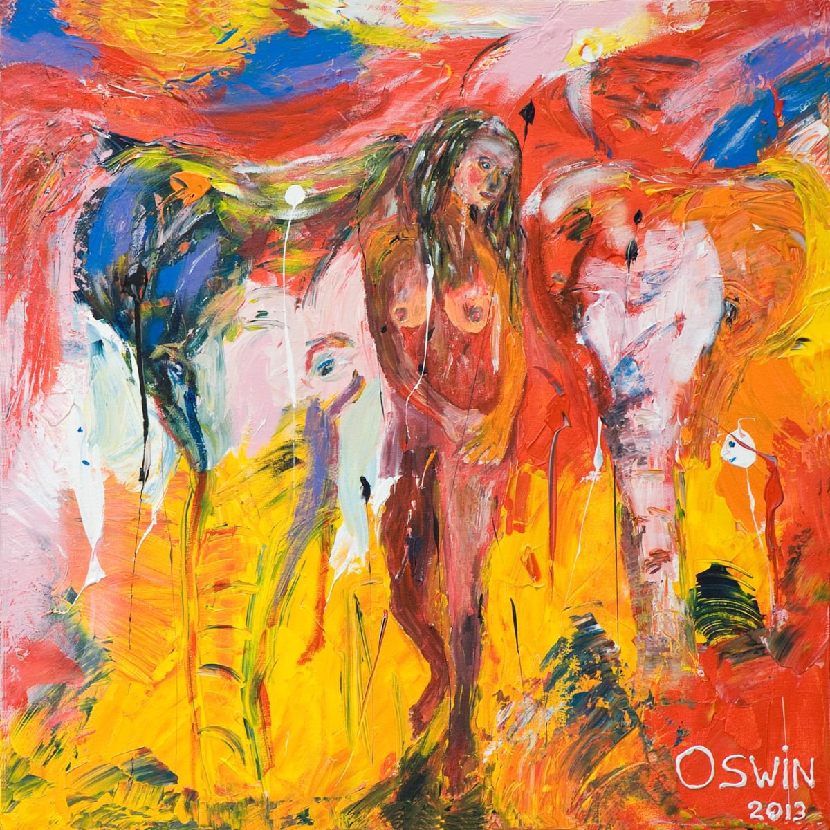 The Elephant Woman by Oswin Gesselli
