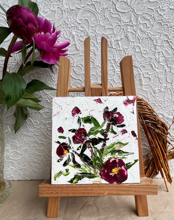 Peony Buds Painting