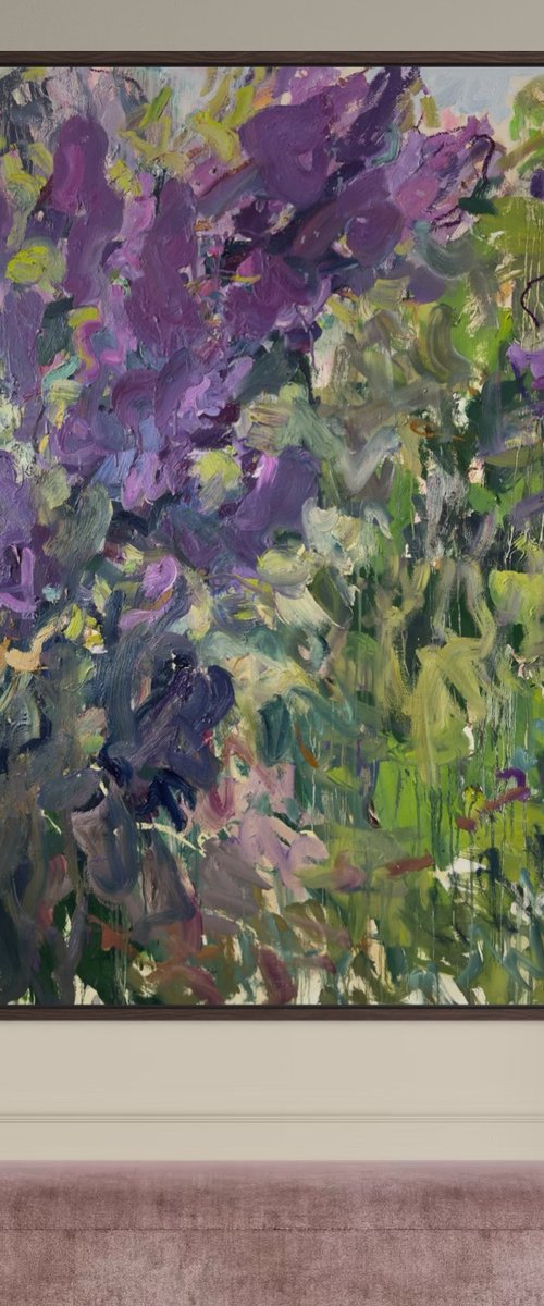 Deep lilac swoon by Lilia Orlova-Holmes