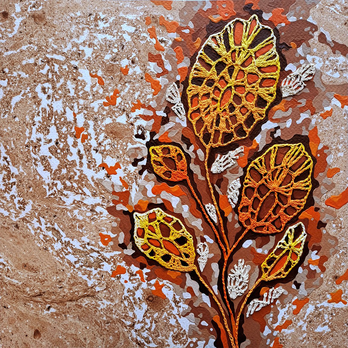 Tropic Lace By Mariia Raskin, 10 X 10, Artwork For Sale On Artfinder