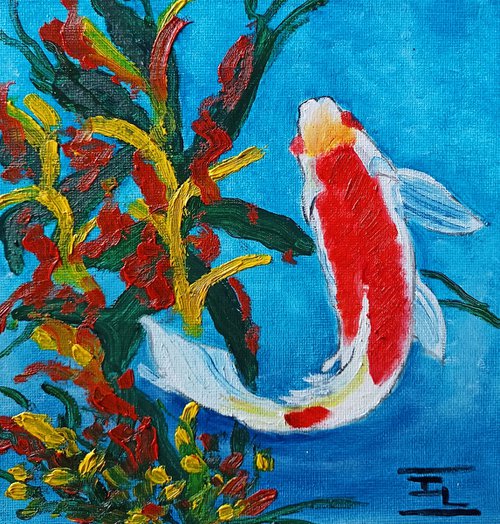 Red fish by Isabelle Lucas