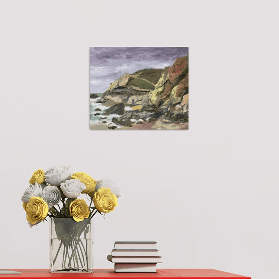 Rocky cove in Cornwall