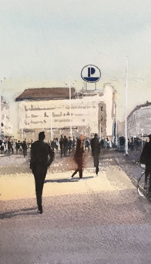 Citiscape - Zagreb, Main square by Tihomir Cirkvencic