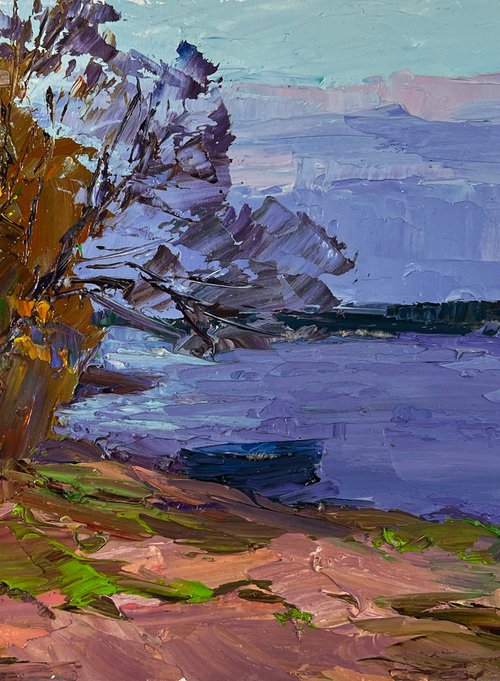 Silent Drift on the Waves of a River by Boris Serdyuk