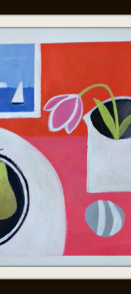 One Pink Tulip by Jan Rippingham