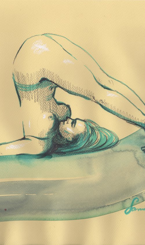 Sensitive erotic flexible girl by Samira Yanushkova