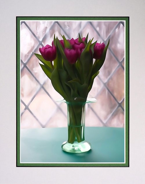 Purple Tulips by Robin Clarke