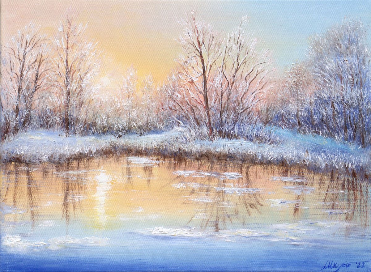 Winter light 5 by Ludmilla Ukrow