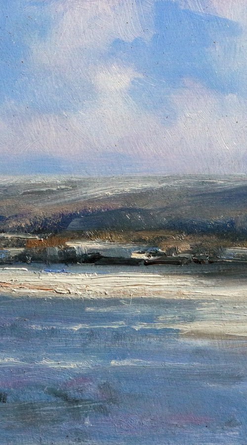 Paysage de neige Haute-Provence by Pascal Giroud