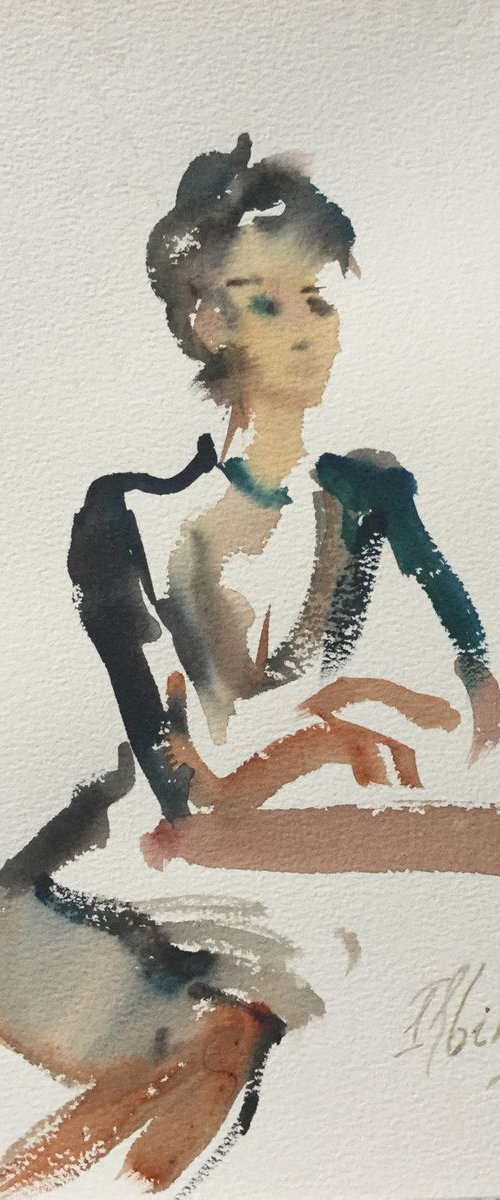 Waiting for an invitation by Irina Bibik-Chkolian