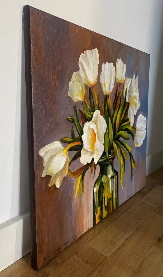 "White tulips"